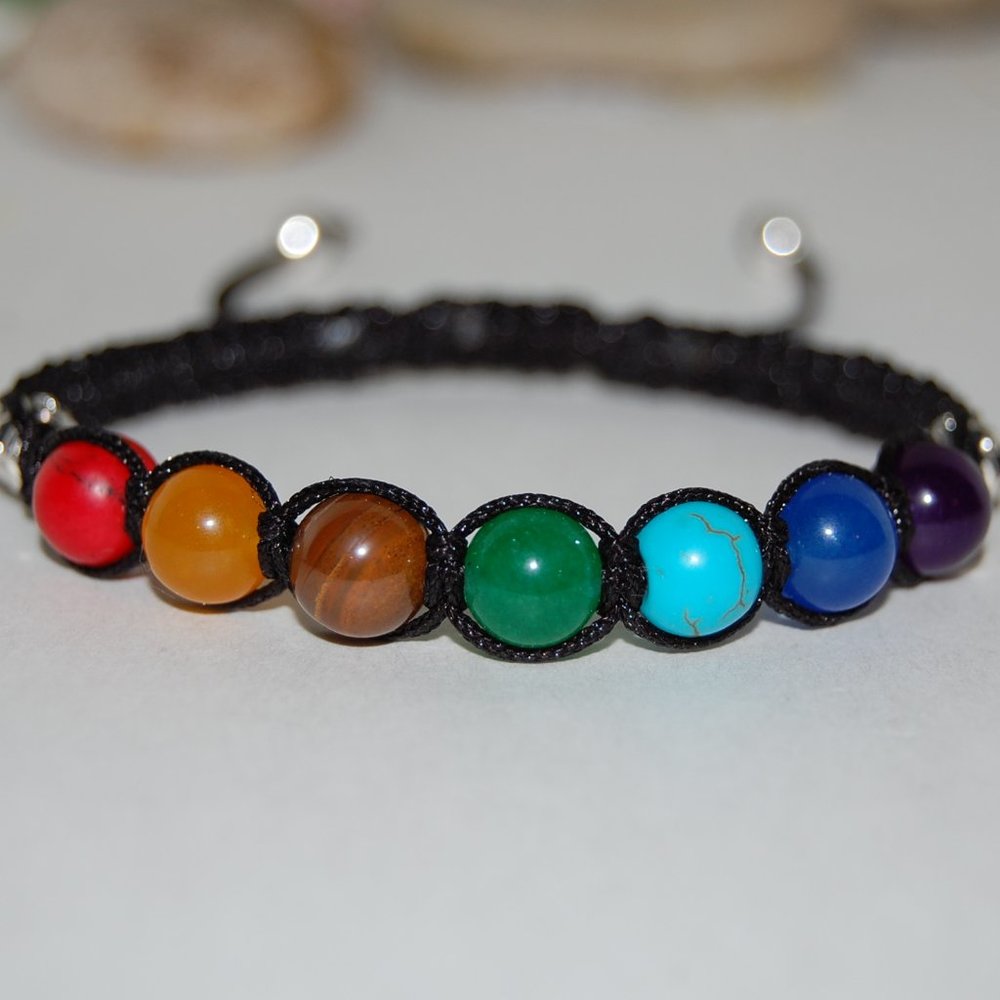 Chakra Bracelet,Yoga Bracelet,Protection,Energy, Healing,Mala Bracelet